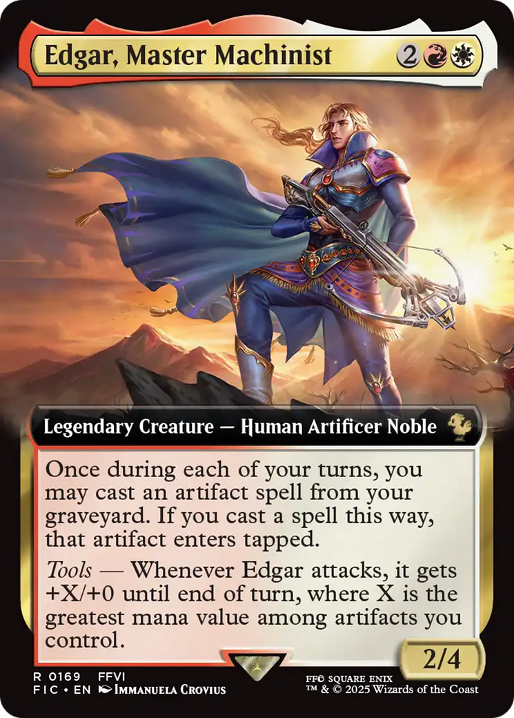 Edgar, Master Machinist (Extended Art) [FINAL FANTASY Commander] | Clutch Gaming