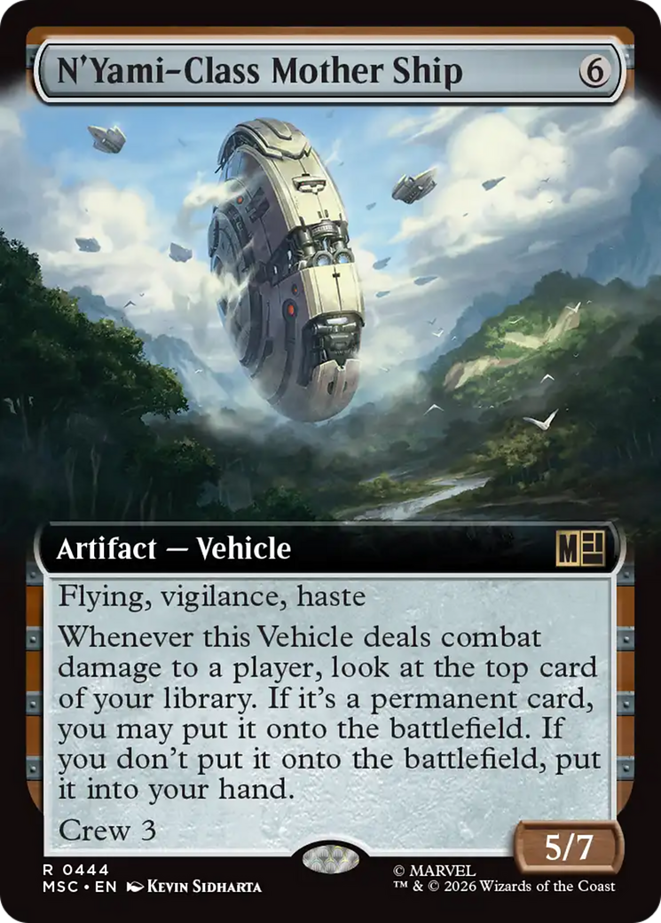 N'Yami-Class Mother Ship (Extended Art) [Marvel Super Heroes Commander] | Clutch Gaming