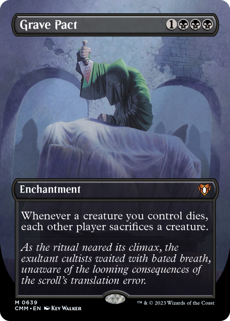 Grave Pact (Borderless Alternate Art) [Commander Masters] | Clutch Gaming