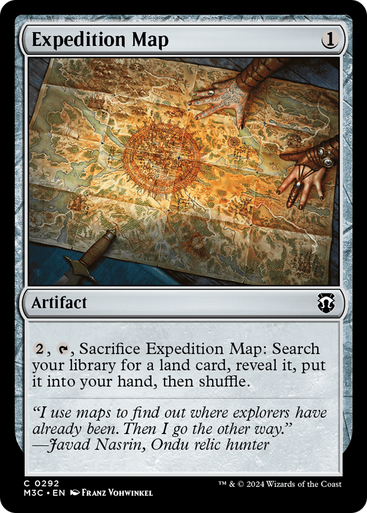 Expedition Map (Ripple Foil) [Modern Horizons 3 Commander] | Clutch Gaming