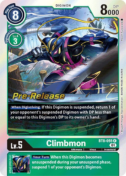 Climbmon [BT8-055] [New Awakening Pre-Release Cards] | Clutch Gaming