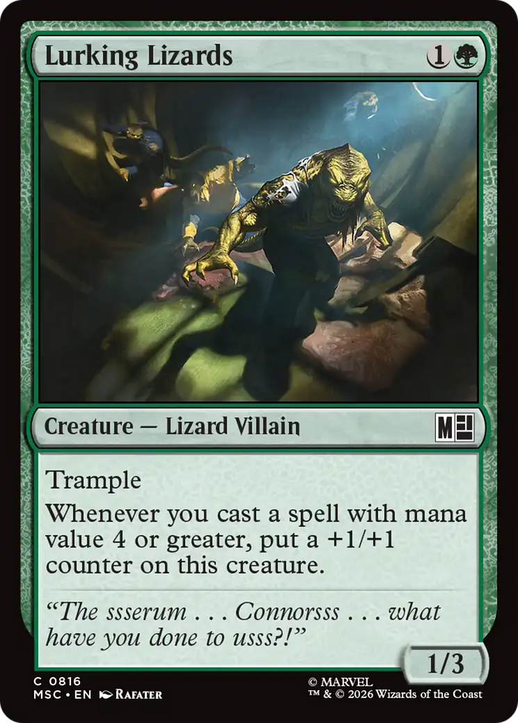 Lurking Lizards [Marvel Super Heroes Commander] | Clutch Gaming