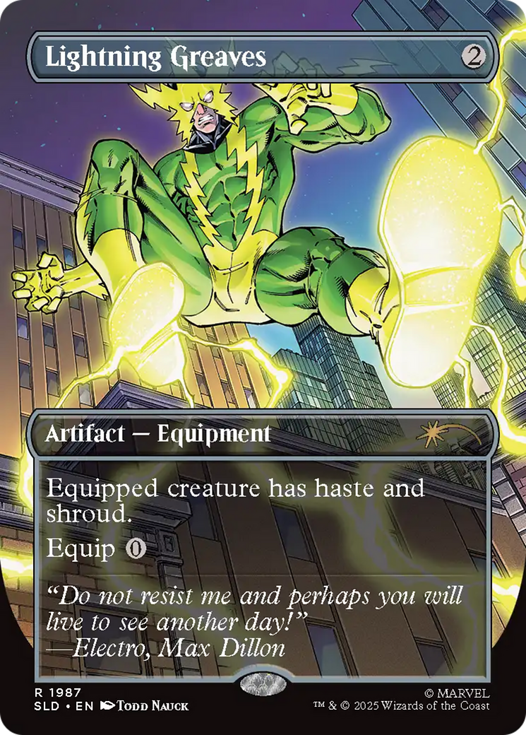 Lightning Greaves (1987) (Rainbow Foil) [Secret Lair Drop Series] | Clutch Gaming