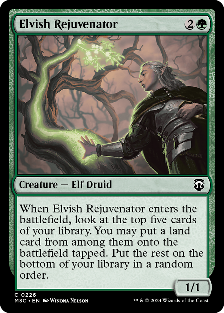 Elvish Rejuvenator (Ripple Foil) [Modern Horizons 3 Commander] | Clutch Gaming