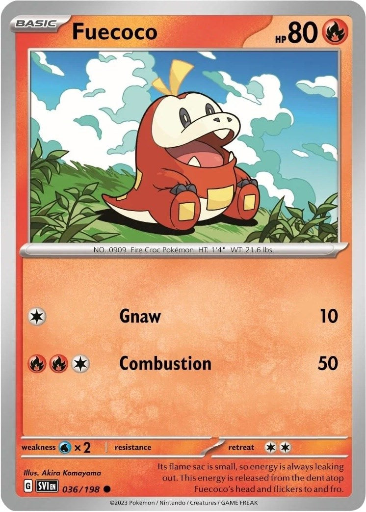 Fuecoco (036/198) (Paldea Collection) [Scarlet & Violet: Base Set] | Clutch Gaming