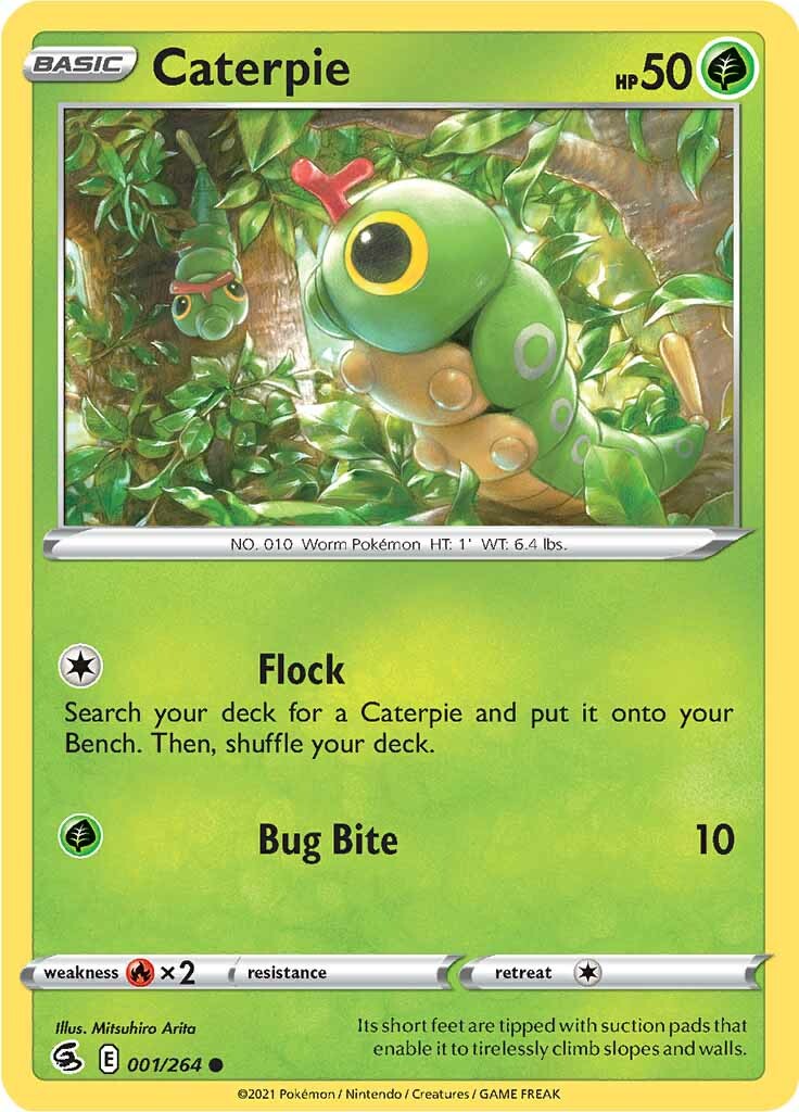 Caterpie (001/264) [Sword & Shield: Fusion Strike] | Clutch Gaming