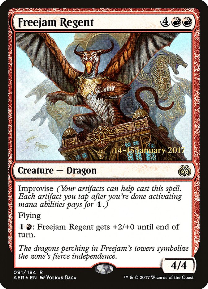 Freejam Regent [Aether Revolt Prerelease Promos] | Clutch Gaming