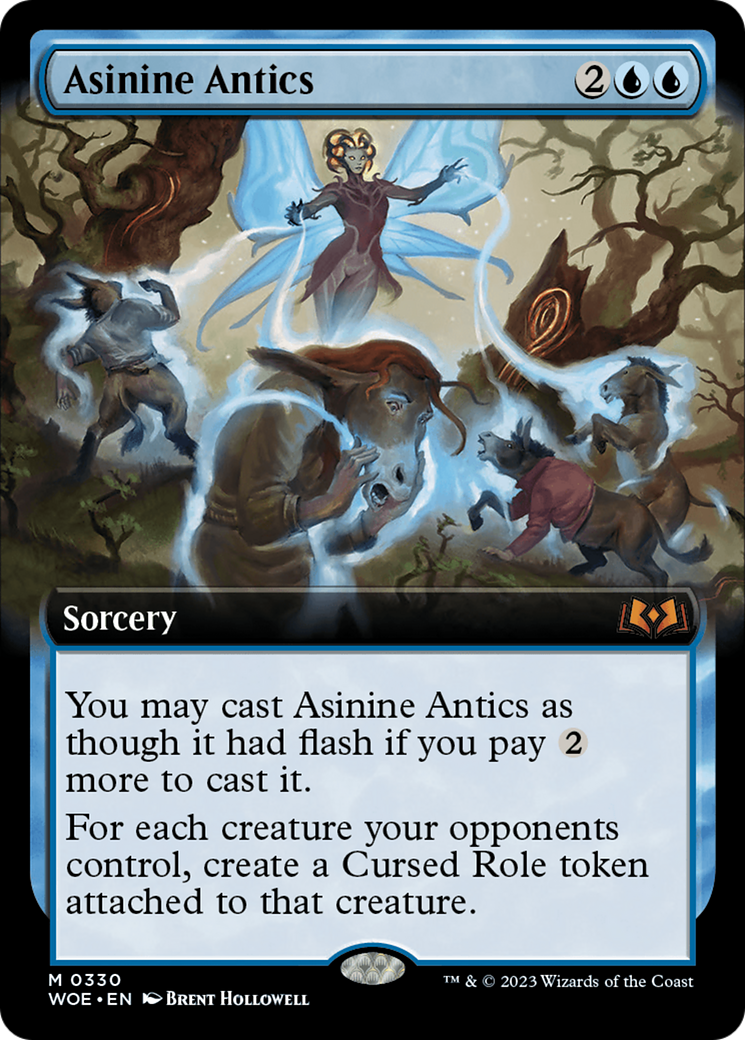 Asinine Antics (Extended Art) [Wilds of Eldraine] | Clutch Gaming