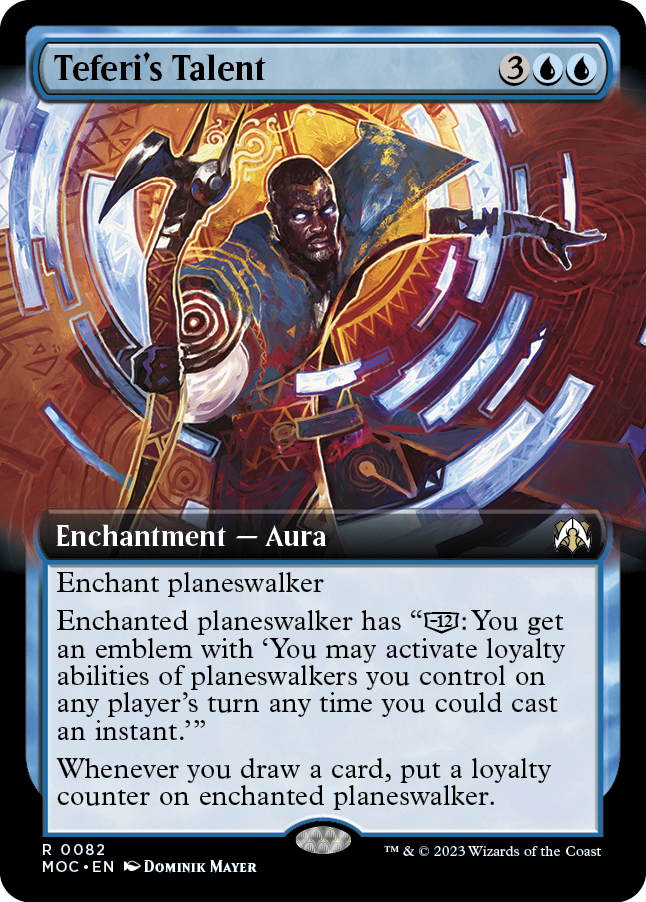 Teferi's Talent (Extended Art) [March of the Machine Commander] | Clutch Gaming