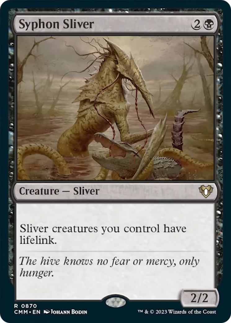 Syphon Sliver [Commander Masters] | Clutch Gaming