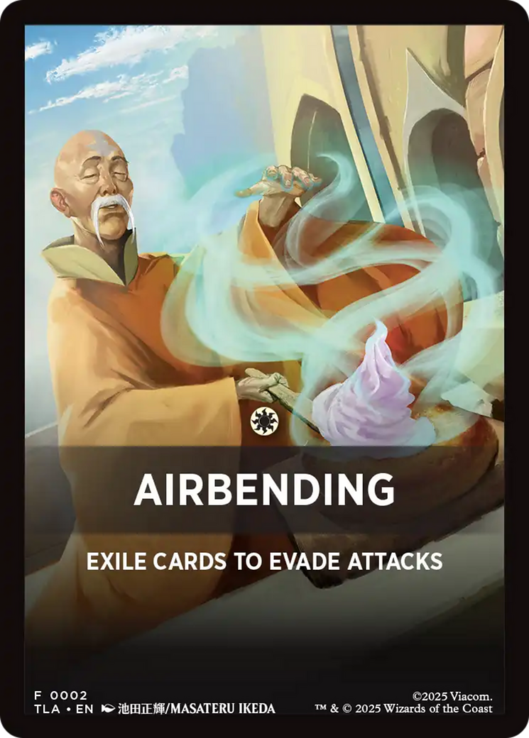Airbending Theme Card [Avatar: The Last Airbender Tokens] | Clutch Gaming