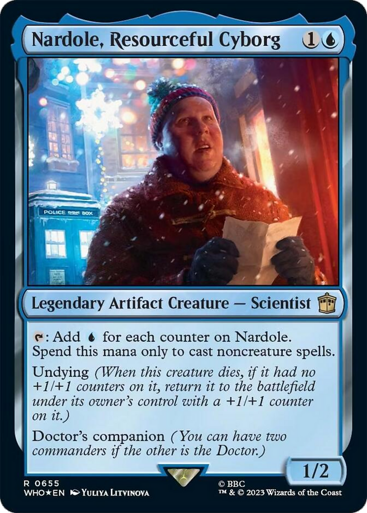 Nardole, Resourceful Cyborg (Surge Foil) [Doctor Who] | Clutch Gaming