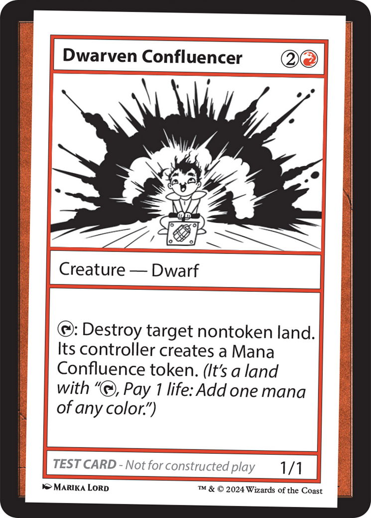 Dwarven Confluencer [Mystery Booster 2 Playtest Cards] | Clutch Gaming