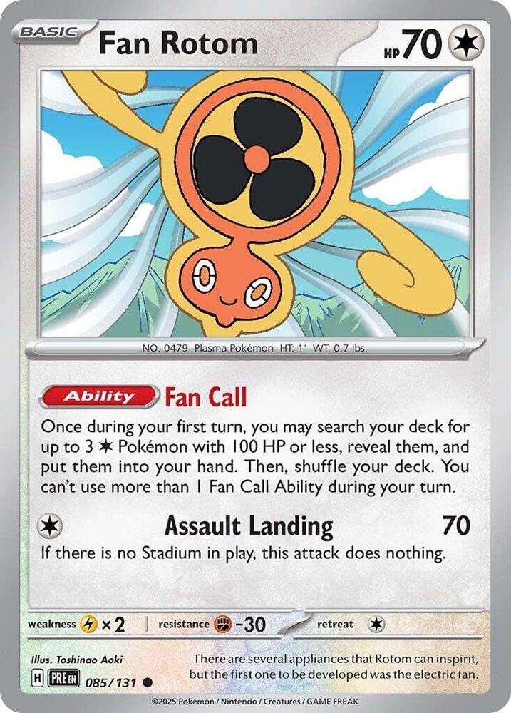 Fan Rotom (085/131) [Scarlet & Violet: Prismatic Evolutions] | Clutch Gaming