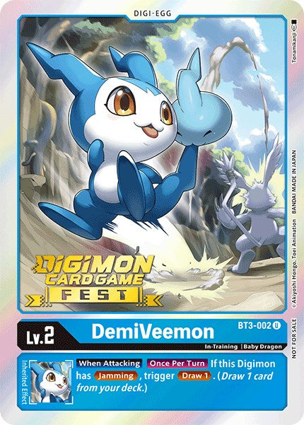 DemiVeemon [BT3-002] (Digimon Card Game Fest 2022) [Release Special Booster Promos] | Clutch Gaming