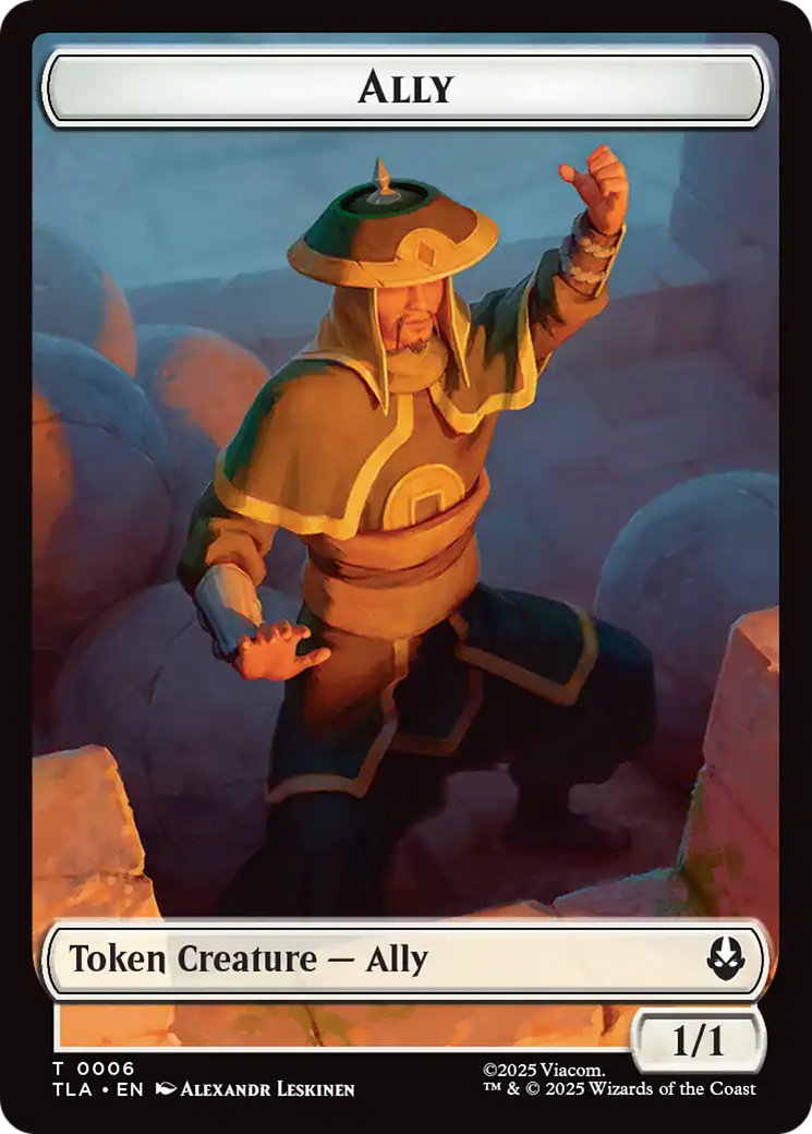 Ally (0006) // Soldier (0002) Double-Sided Token [Avatar: The Last Airbender Tokens] | Clutch Gaming