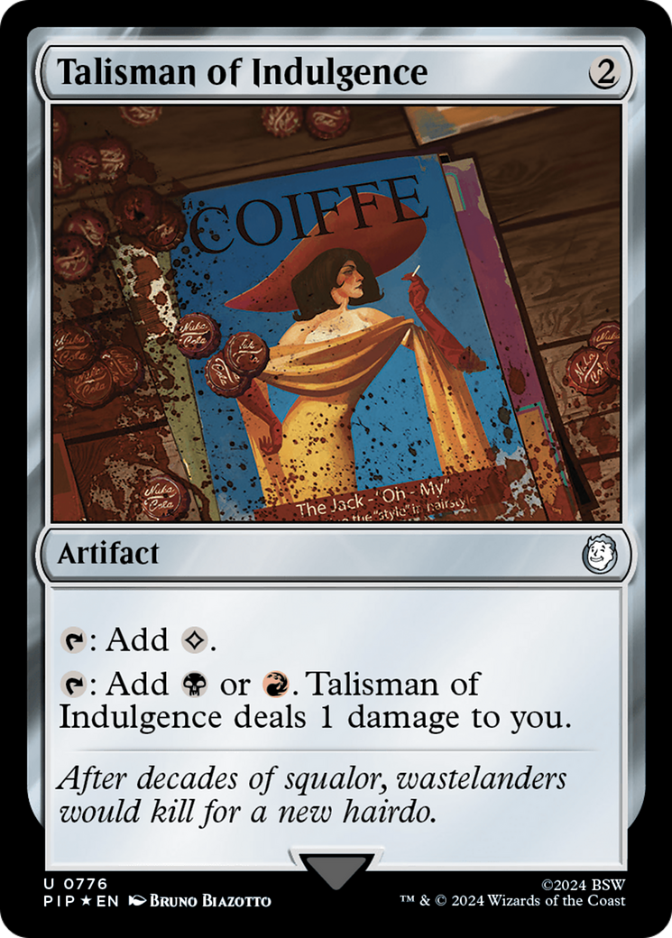 Talisman of Indulgence (Surge Foil) [Fallout] | Clutch Gaming