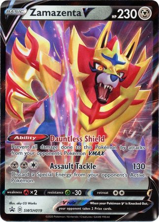 Zamazenta V (SWSH019) [Sword & Shield: Black Star Promos] | Clutch Gaming