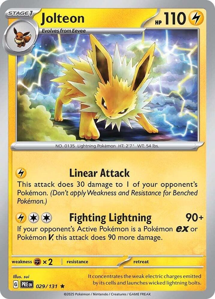 Jolteon (029/131) [Scarlet & Violet: Prismatic Evolutions] | Clutch Gaming