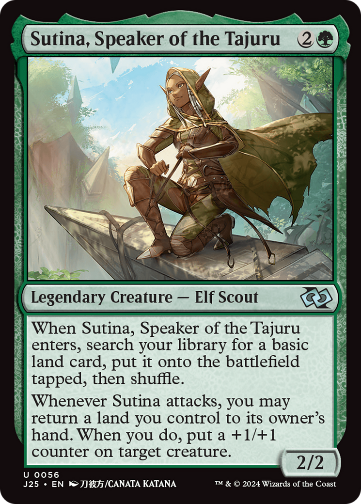 Sutina, Speaker of the Tajuru (Anime) [Foundations Jumpstart] | Clutch Gaming