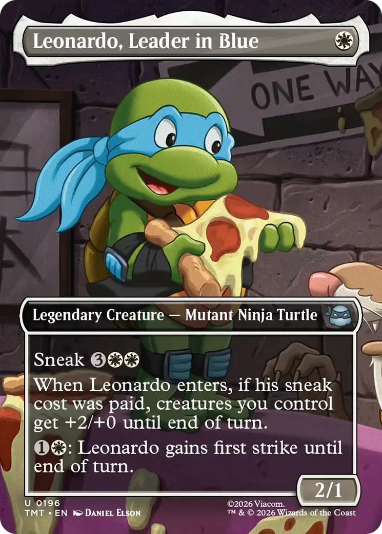 Leonardo, Leader in Blue (Borderless) [Teenage Mutant Ninja Turtles] | Clutch Gaming