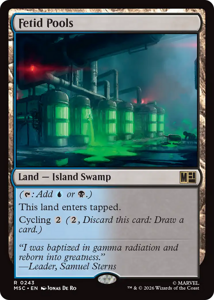 Fetid Pools [Marvel Super Heroes Commander] | Clutch Gaming
