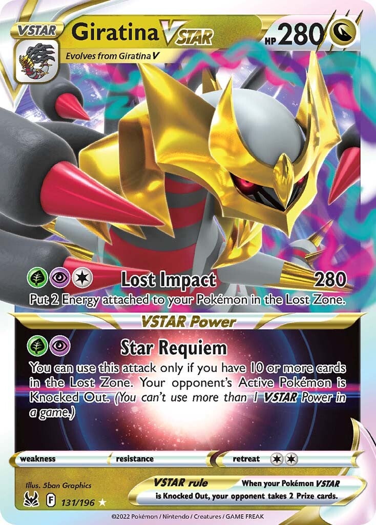 Giratina VSTAR (131/196) (Jumbo Card) [Sword & Shield: Lost Origin] | Clutch Gaming