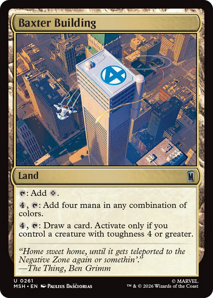 Baxter Building [Marvel Super Heroes] | Clutch Gaming