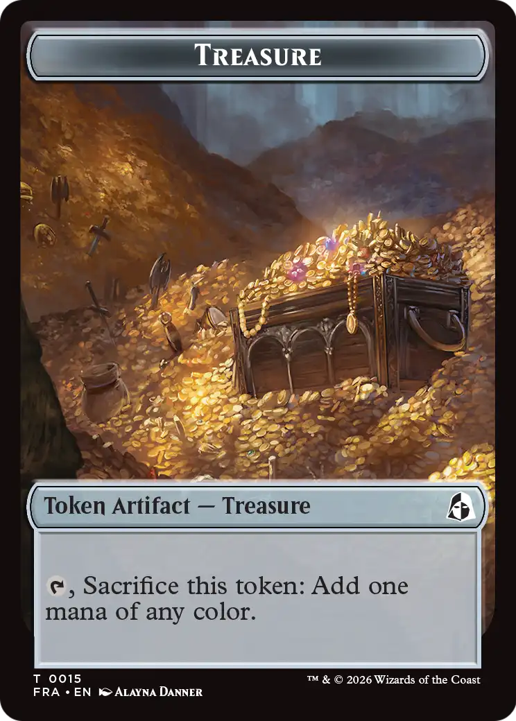 Angel (0003) // Treasure Double-Sided Token [Reality Fracture Tokens] | Clutch Gaming