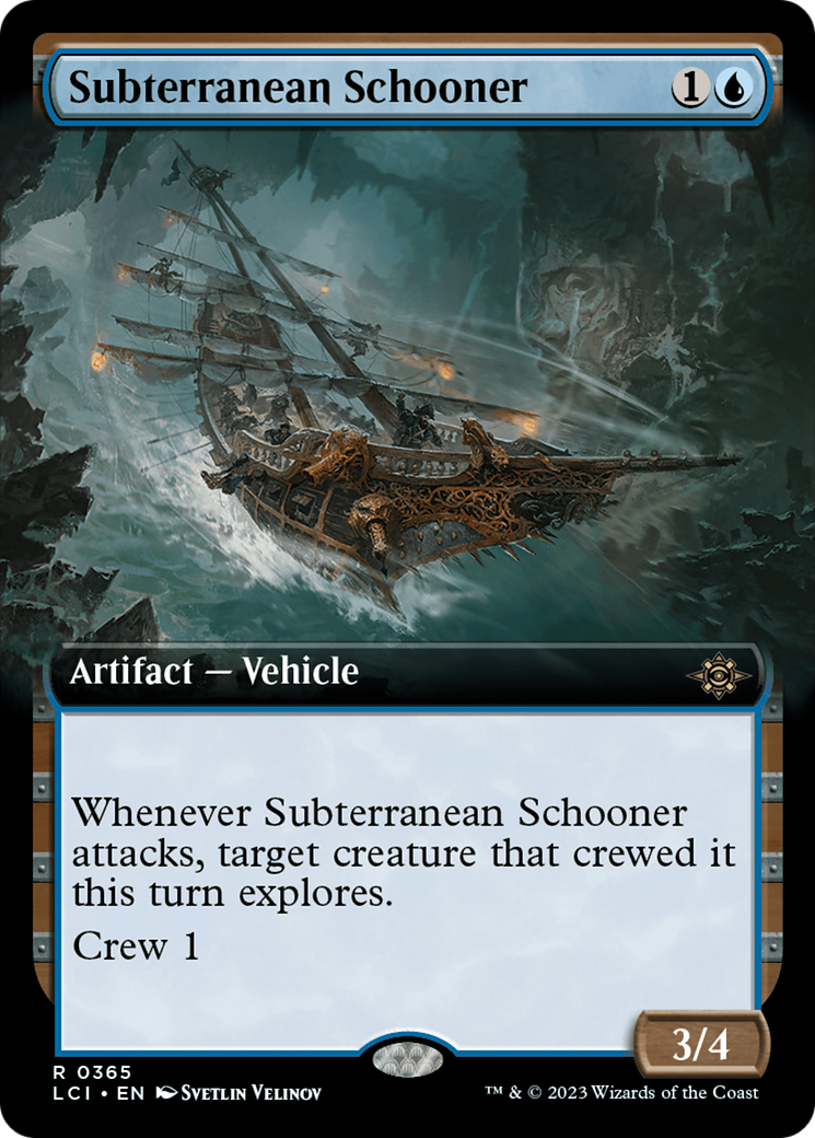 Subterranean Schooner (Extended Art) [The Lost Caverns of Ixalan] | Clutch Gaming