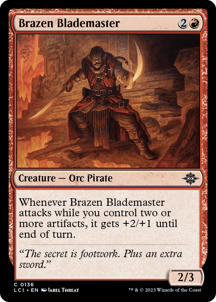 Brazen Blademaster [The Lost Caverns of Ixalan] | Clutch Gaming