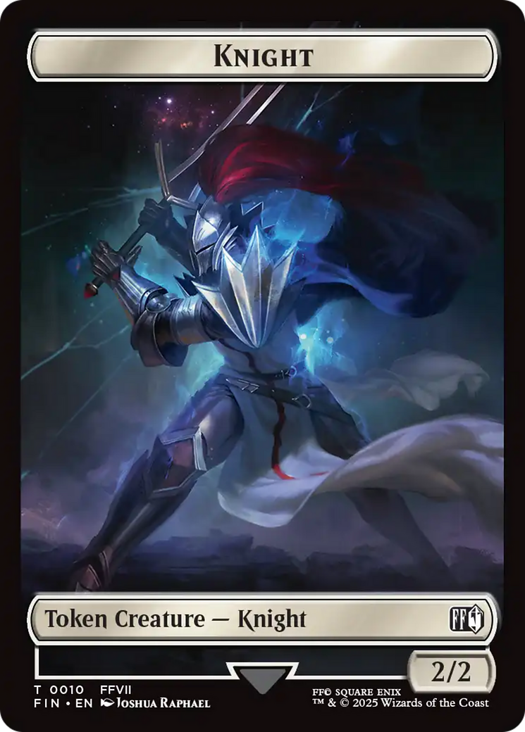 Hero (0002) // Knight Double-Sided Token [FINAL FANTASY Tokens] | Clutch Gaming