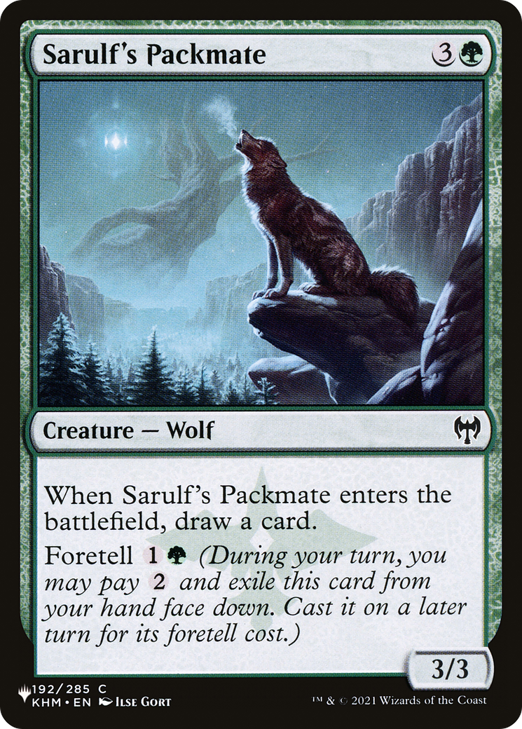 Sarulf's Packmate [The List Reprints] | Clutch Gaming