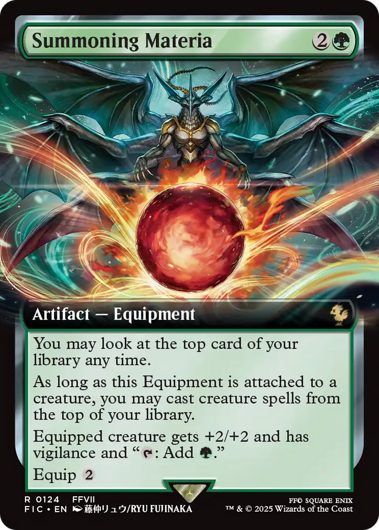 Summoning Materia (Extended Art) [FINAL FANTASY Commander] | Clutch Gaming