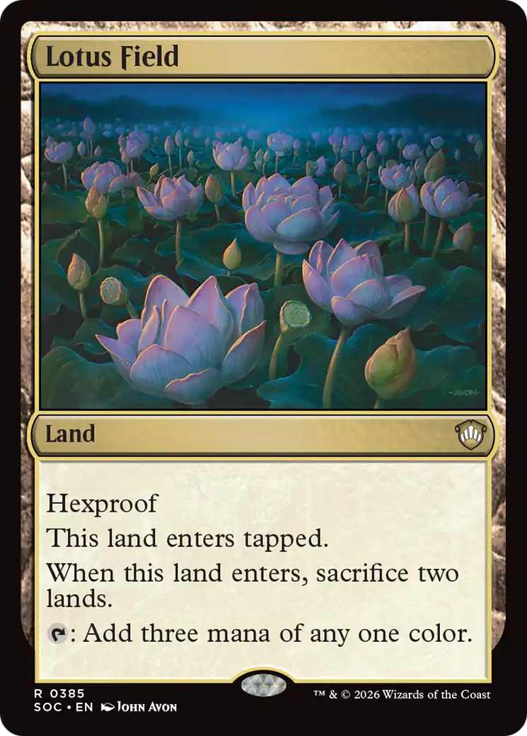 Lotus Field [Secrets of Strixhaven Commander] | Clutch Gaming