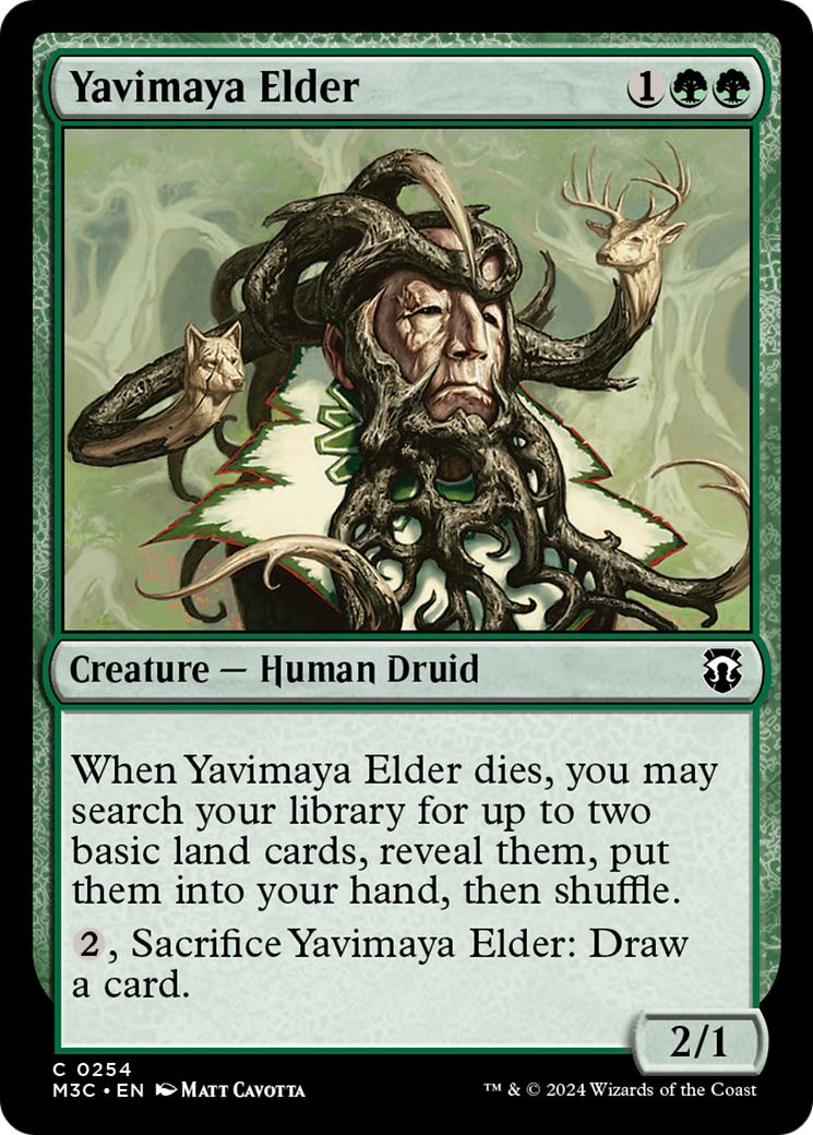 Yavimaya Elder (Ripple Foil) [Modern Horizons 3 Commander] | Clutch Gaming