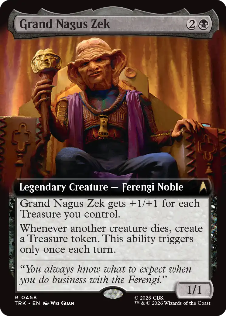 Grand Nagus Zek (Extended Art) [Star Trek] | Clutch Gaming