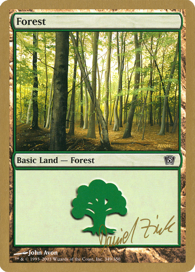 Forest (dz349) (Daniel Zink) [World Championship Decks 2003] | Clutch Gaming