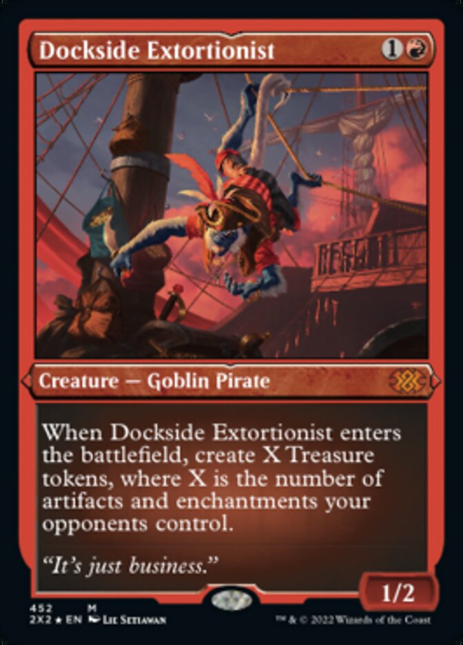 Dockside Extortionist (Foil Etched) [Double Masters 2022] | Clutch Gaming