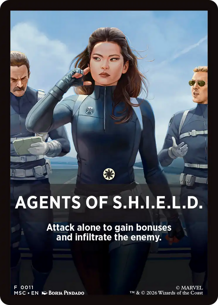 Agents of S.H.I.E.L.D. Theme Card [Marvel Super Heroes Commander] | Clutch Gaming
