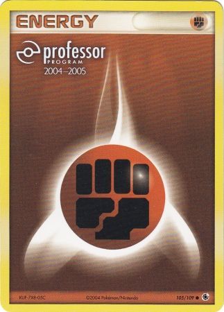 Fighting Energy (105/109) (2004 2005) [Professor Program Promos] | Clutch Gaming