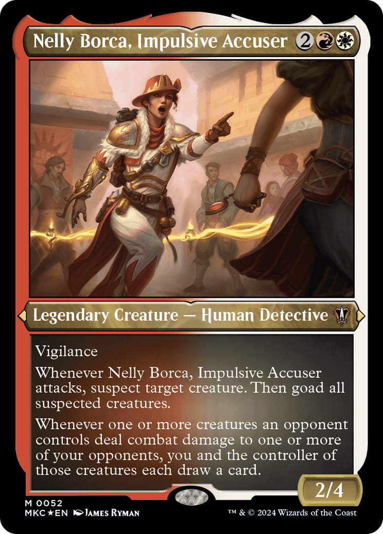 Nelly Borca, Impulsive Accuser (Display Commander) [Murders at Karlov Manor Commander] | Clutch Gaming