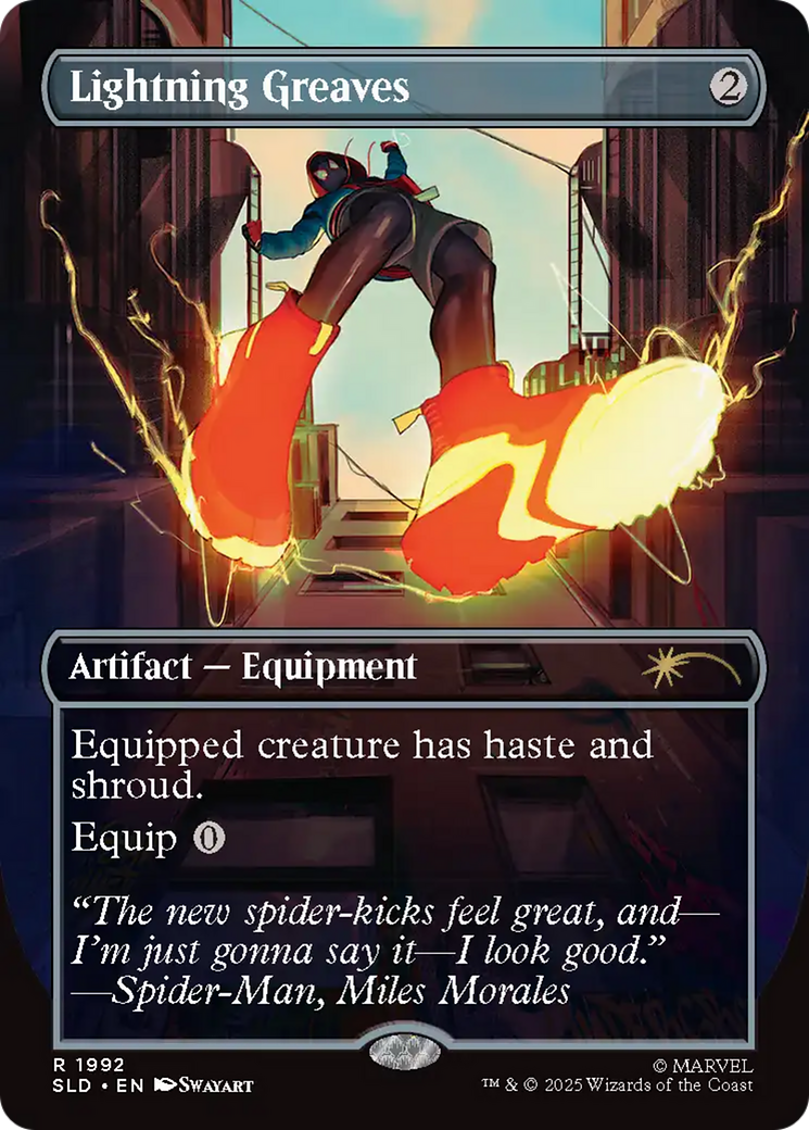 Lightning Greaves (1992) (Rainbow Foil) [Secret Lair Drop Series] | Clutch Gaming
