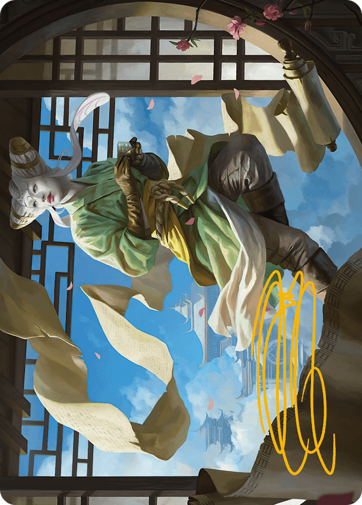 Tamiyo, Inquisitive Student Art Card (Gold-Stamped Signature) [Modern Horizons 3 Art Series] | Clutch Gaming
