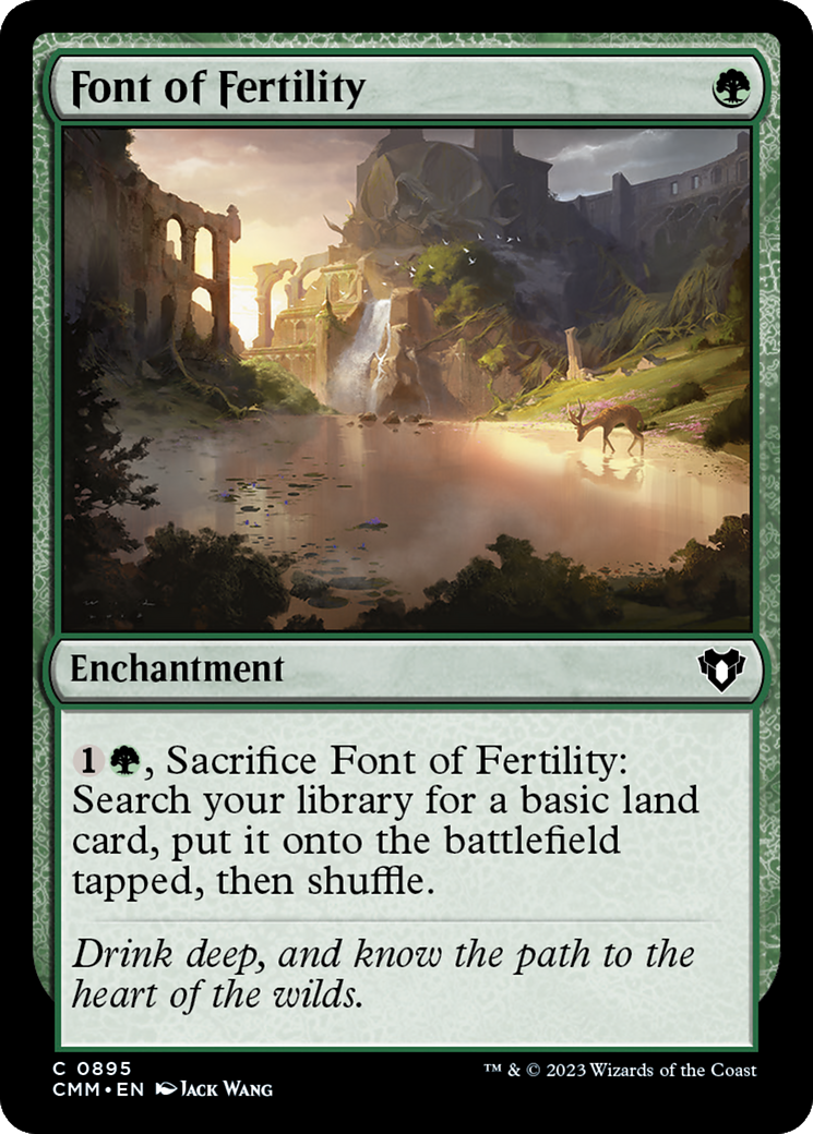 Font of Fertility [Commander Masters] | Clutch Gaming