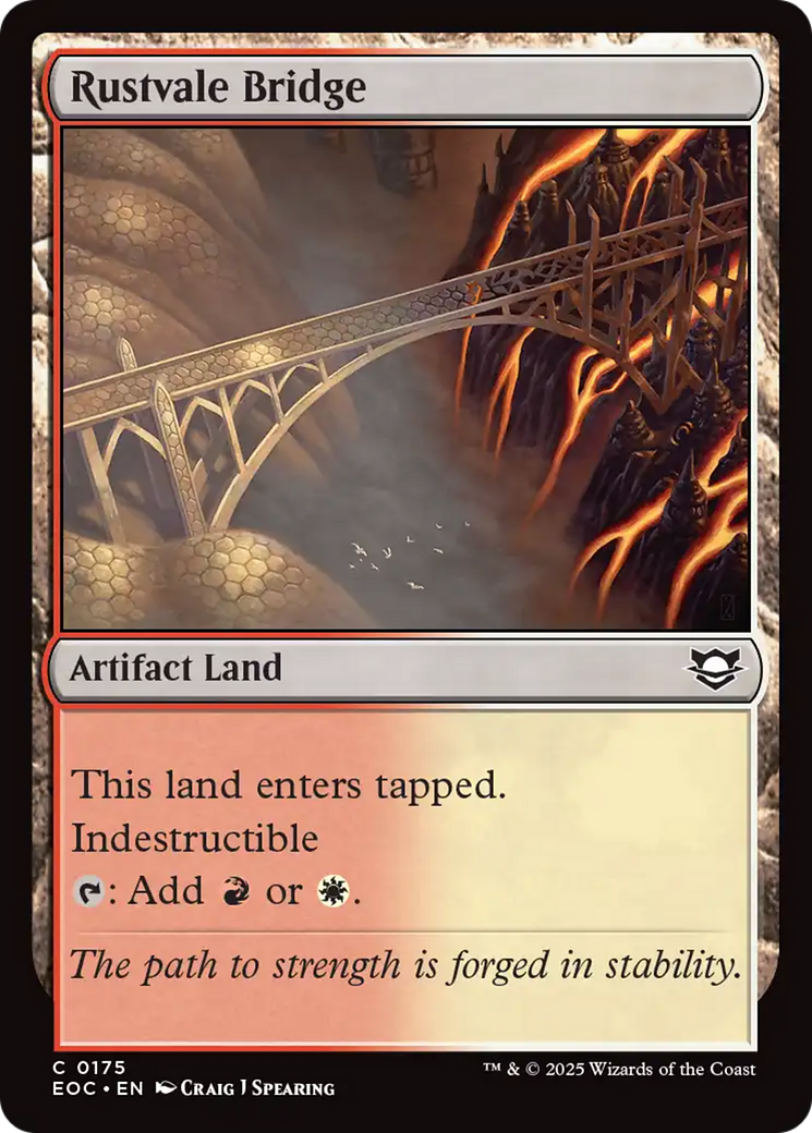 Rustvale Bridge [Edge of Eternities Commander] | Clutch Gaming