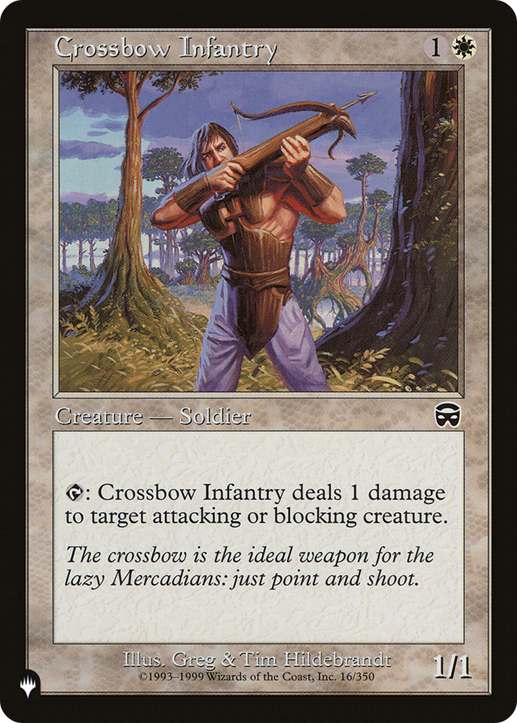 Crossbow Infantry [The List Reprints] | Clutch Gaming