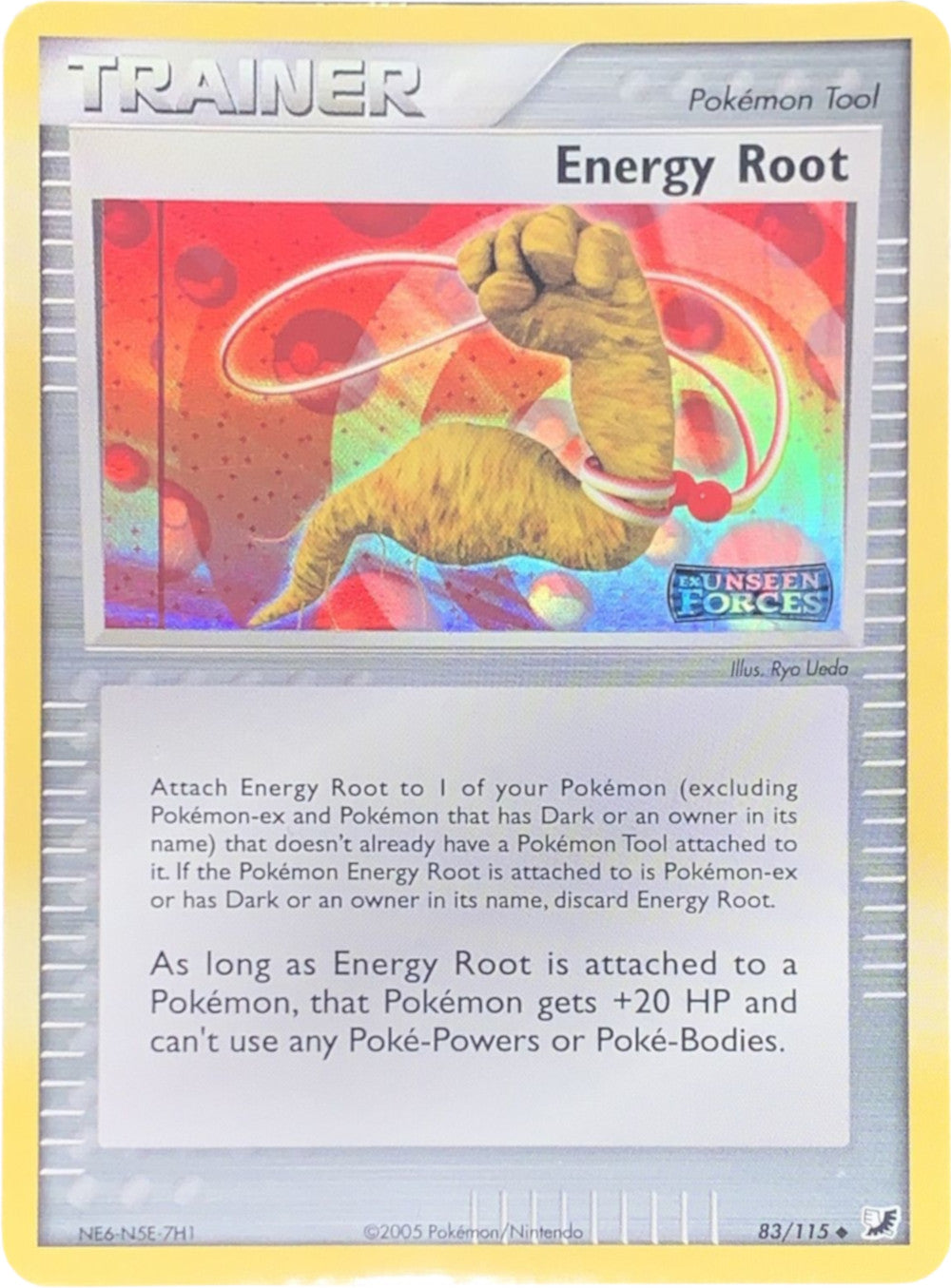 Energy Root (83/115) (Stamped) [EX: Unseen Forces] | Clutch Gaming