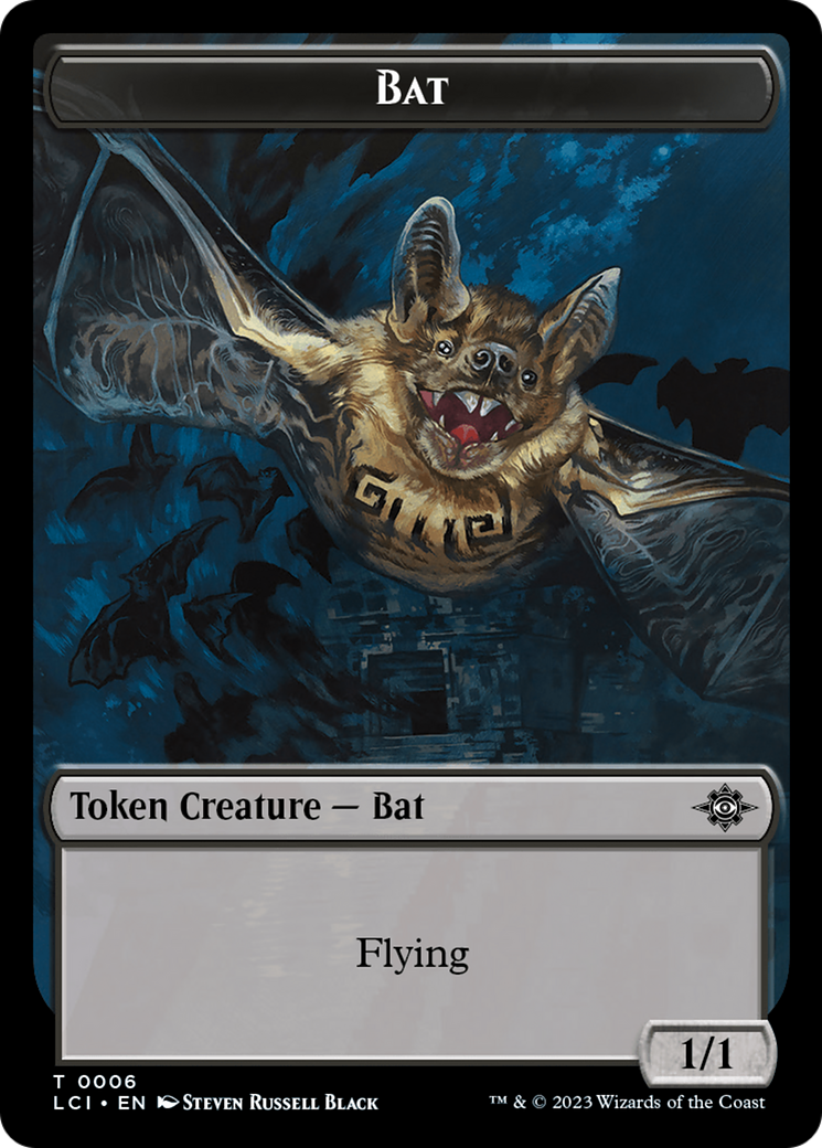 Vampire // Bat Double-Sided Token [The Lost Caverns of Ixalan Tokens] | Clutch Gaming