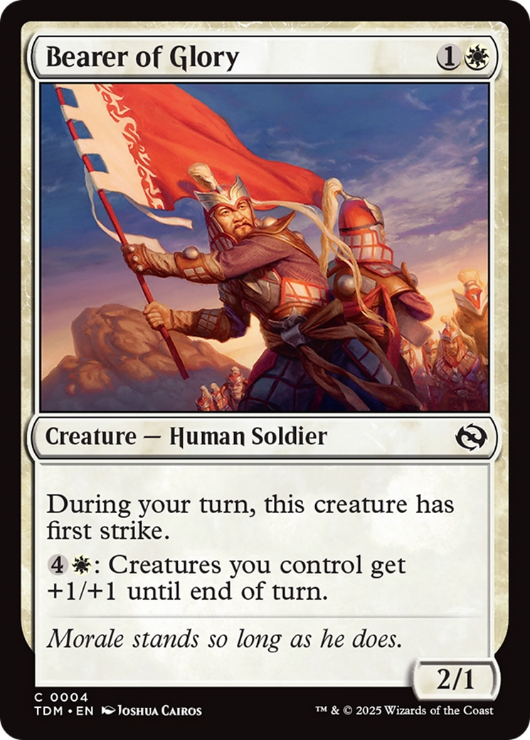 Bearer of Glory [Tarkir: Dragonstorm] | Clutch Gaming